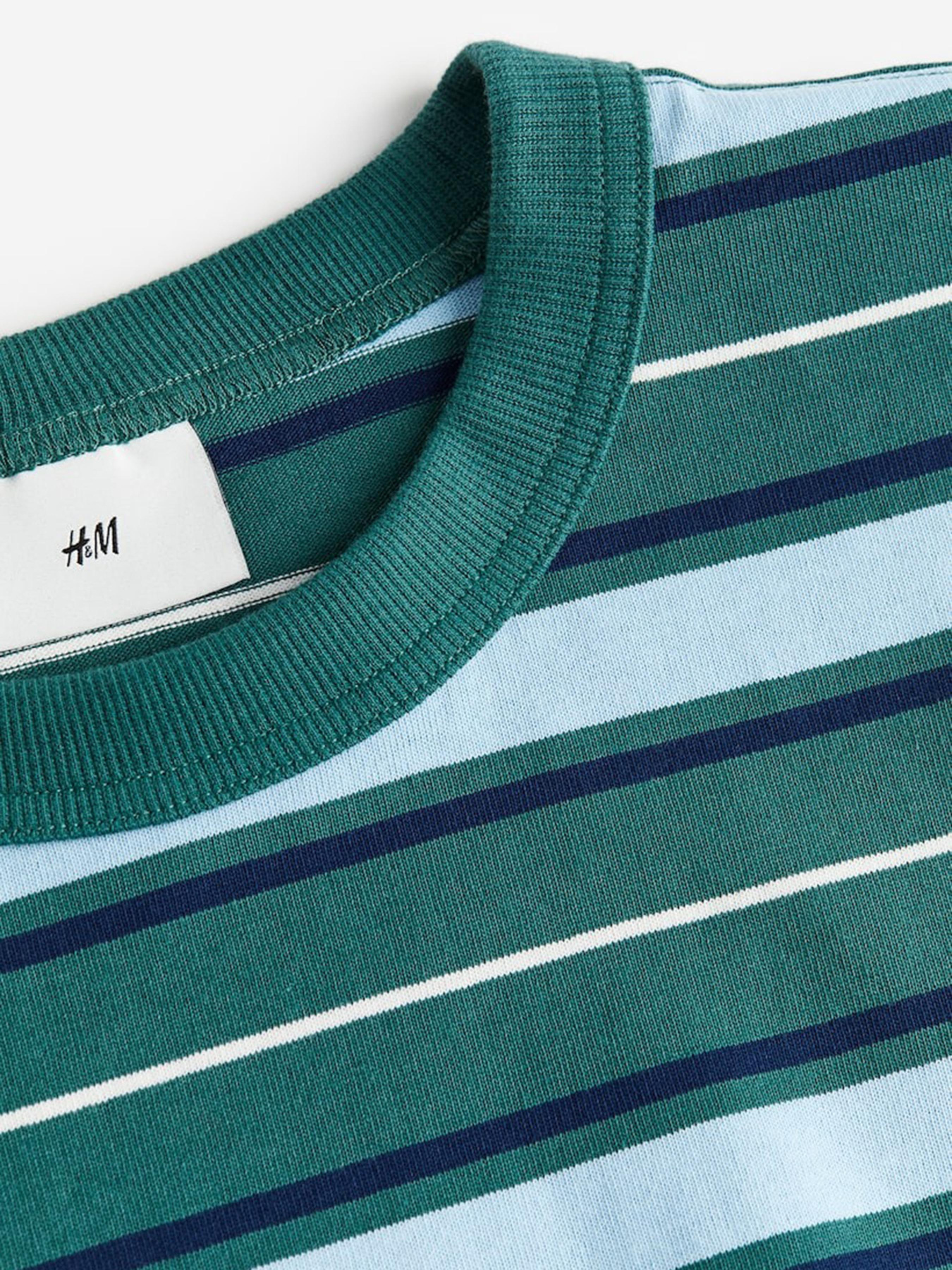 Футболка H&M модель 1178837wer_Зелено-голубой Фото