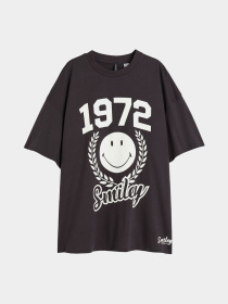 Футболка H&M модель 1129527wer_Графитовый Фото