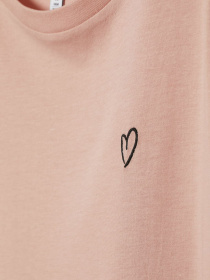 Футболка H&M модель 7174900wer_Пудровый Фото