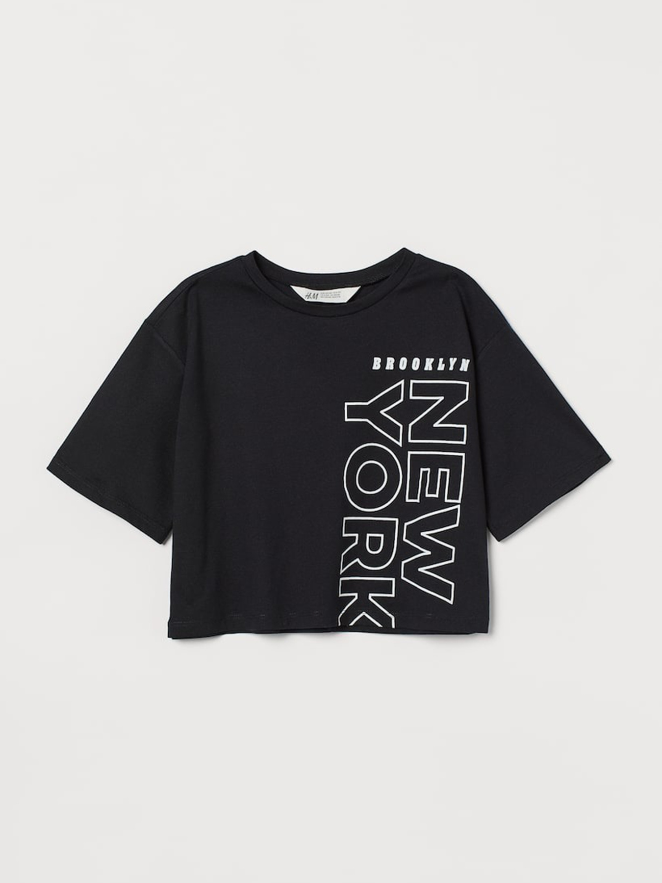 Футболка H&M модель 8057091kwer_Черный Фото