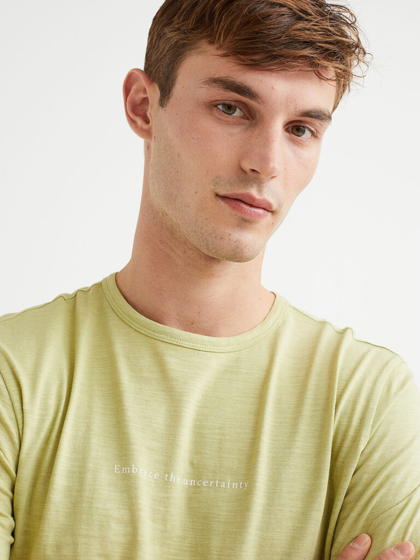 Футболка модель 1069841arl_Оливковый Фото