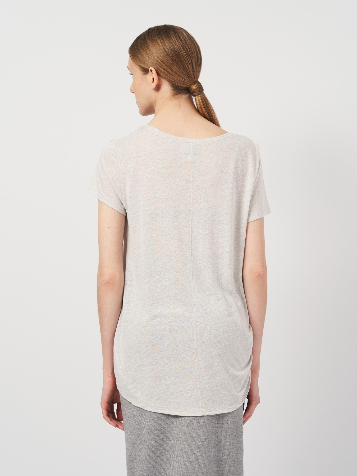 Футболка H&M модель 1744407arl_Светло-серый Фото