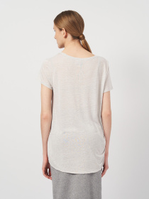 Футболка H&M модель 1744407arl_Светло-серый Фото