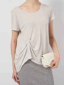 Футболка H&M модель 1744407arl_Светло-серый Фото