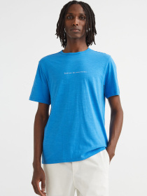 Футболка H&M модель 10995926arl_Синий Футболка H&M модель 10995926arl_Синий Фото