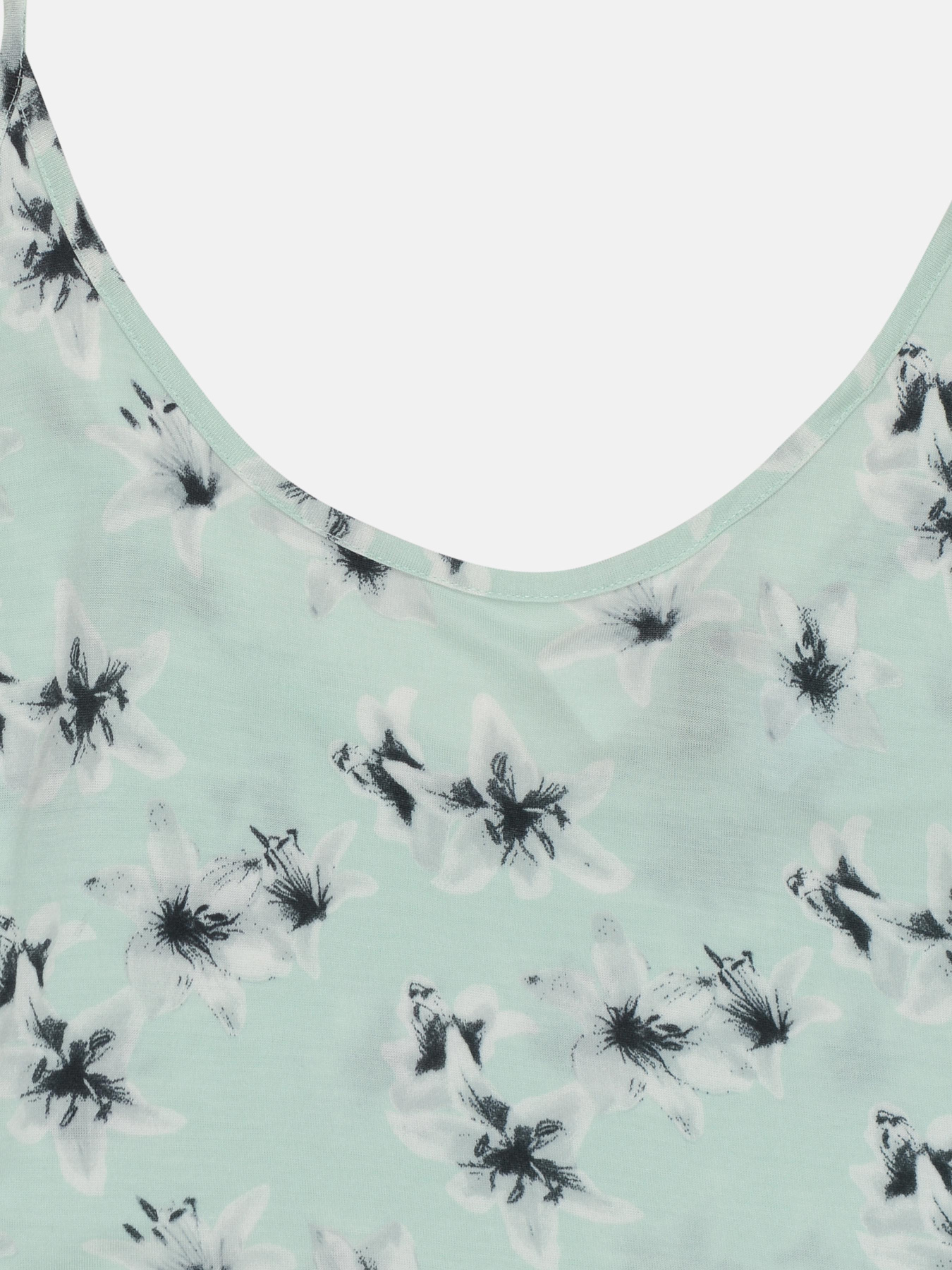 Топ H&M модель 2210969RP1_мятный цветы Фото
