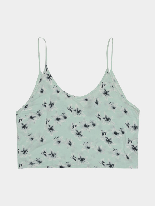 Топ H&M модель 2210969RP1_мятный цветы Фото