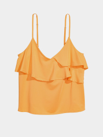 Топ H&M модель 5206585RP21_оранжевый Фото