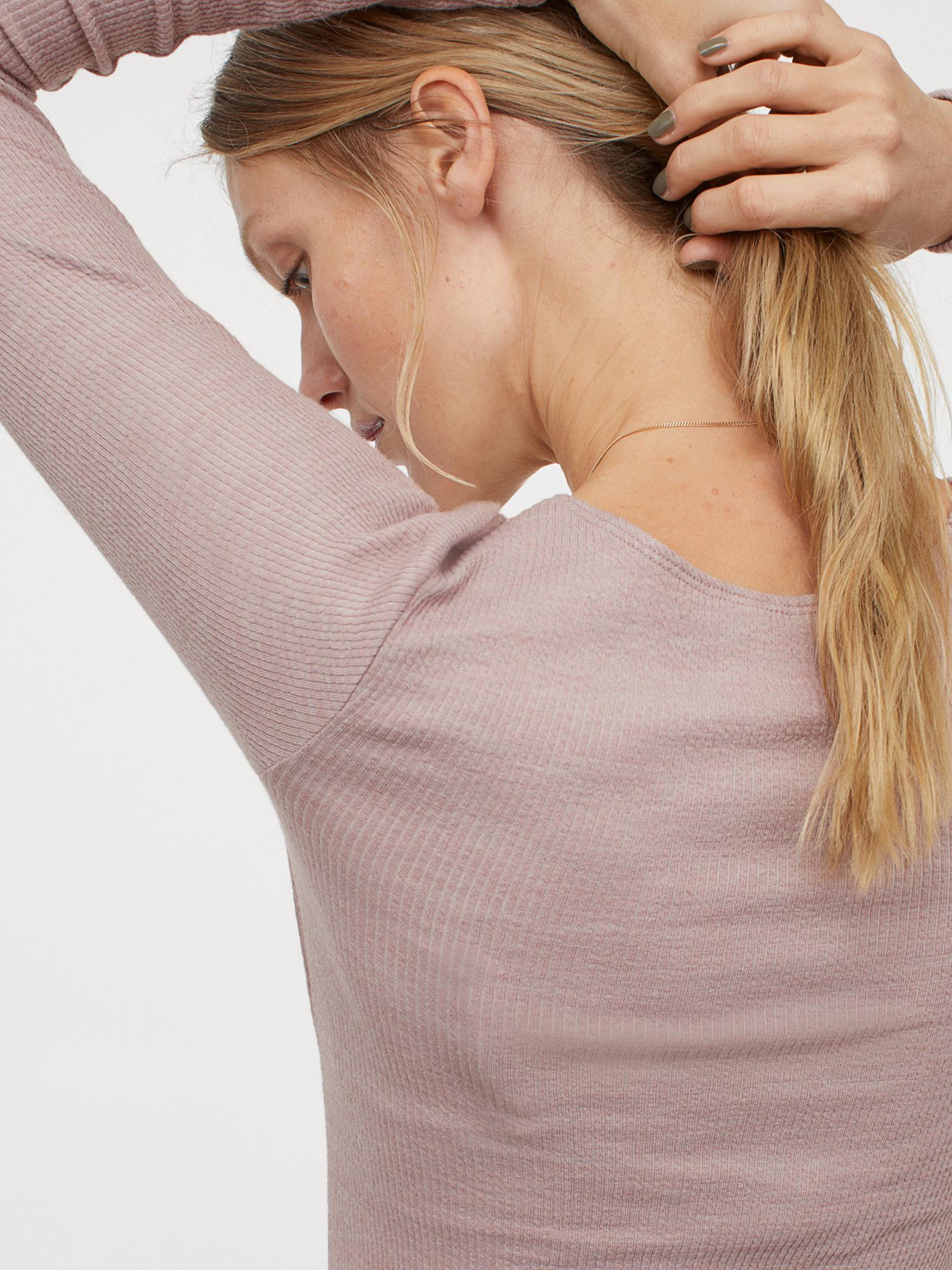 Лонгслив для беременных модель 9119183dm_Пудровый Фото
