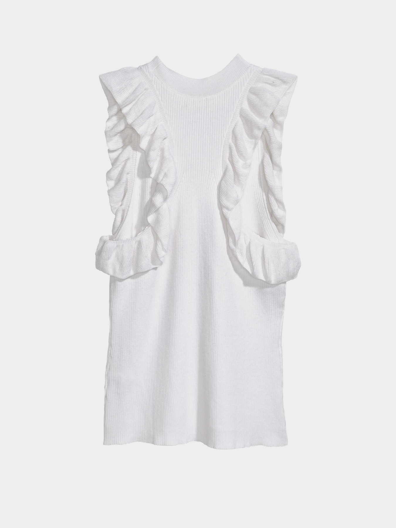 Майка H&M модель 5075336RP21_белый Фото