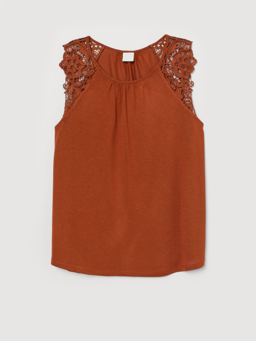 Майка H&M модель 7814610sm_ярко-коричневий Фото