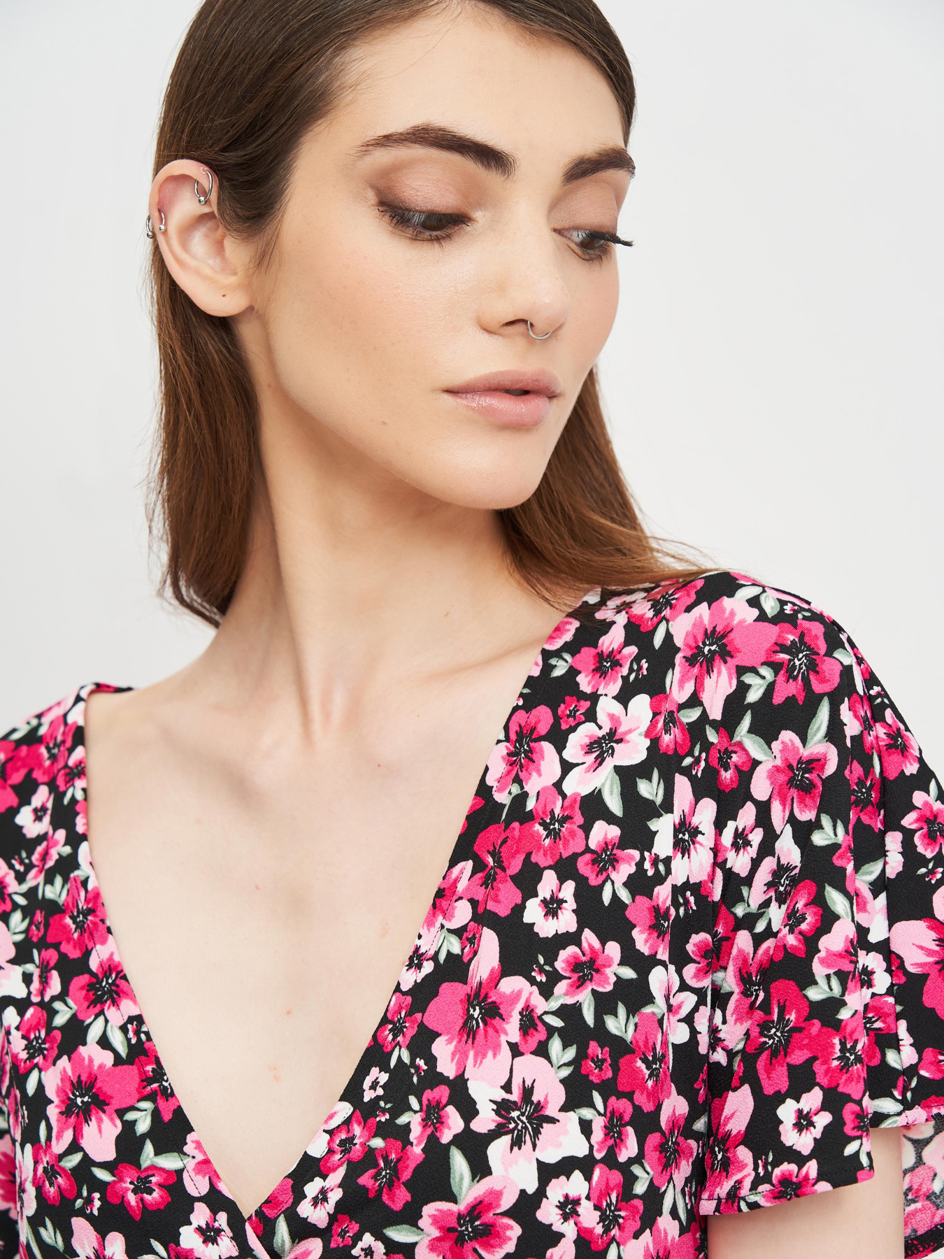 Топ H&M модель 8322781sdm_Комбинированный Фото