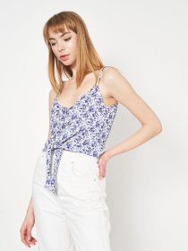 Топ H&M модель 8938241bar_Синий Топ H&M модель 8938241bar_Синий Фото