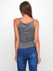 Майка H&M модель 4286404RP2_темно-серый меланж Фото