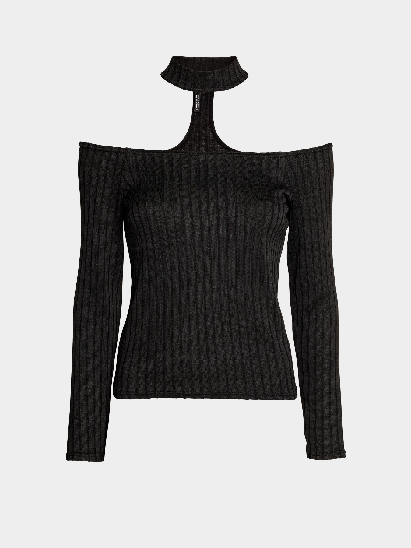 Лонгслів H&M модель 4231074RP2_черный Лонгслів H&M модель 4231074RP2_черный Фото