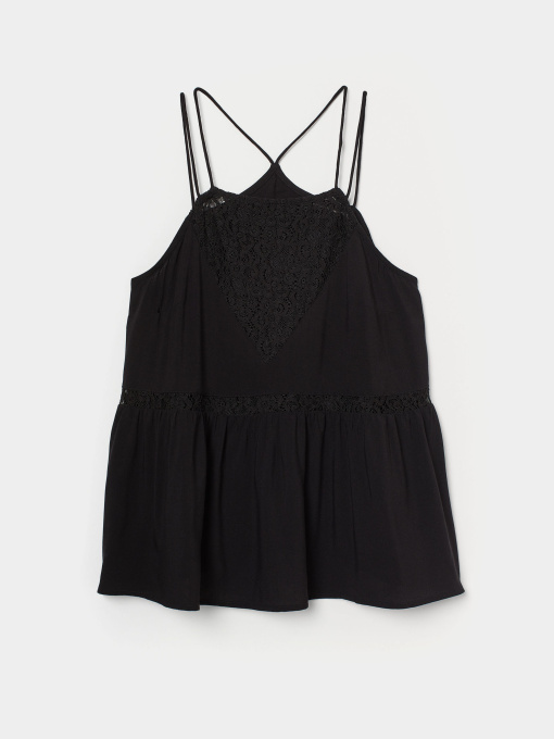 Майка H&M модель 7538520RP5_черный Фото