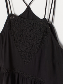 Майка H&M модель 7538520RP5_черный Майка H&M модель 7538520RP5_черный Фото