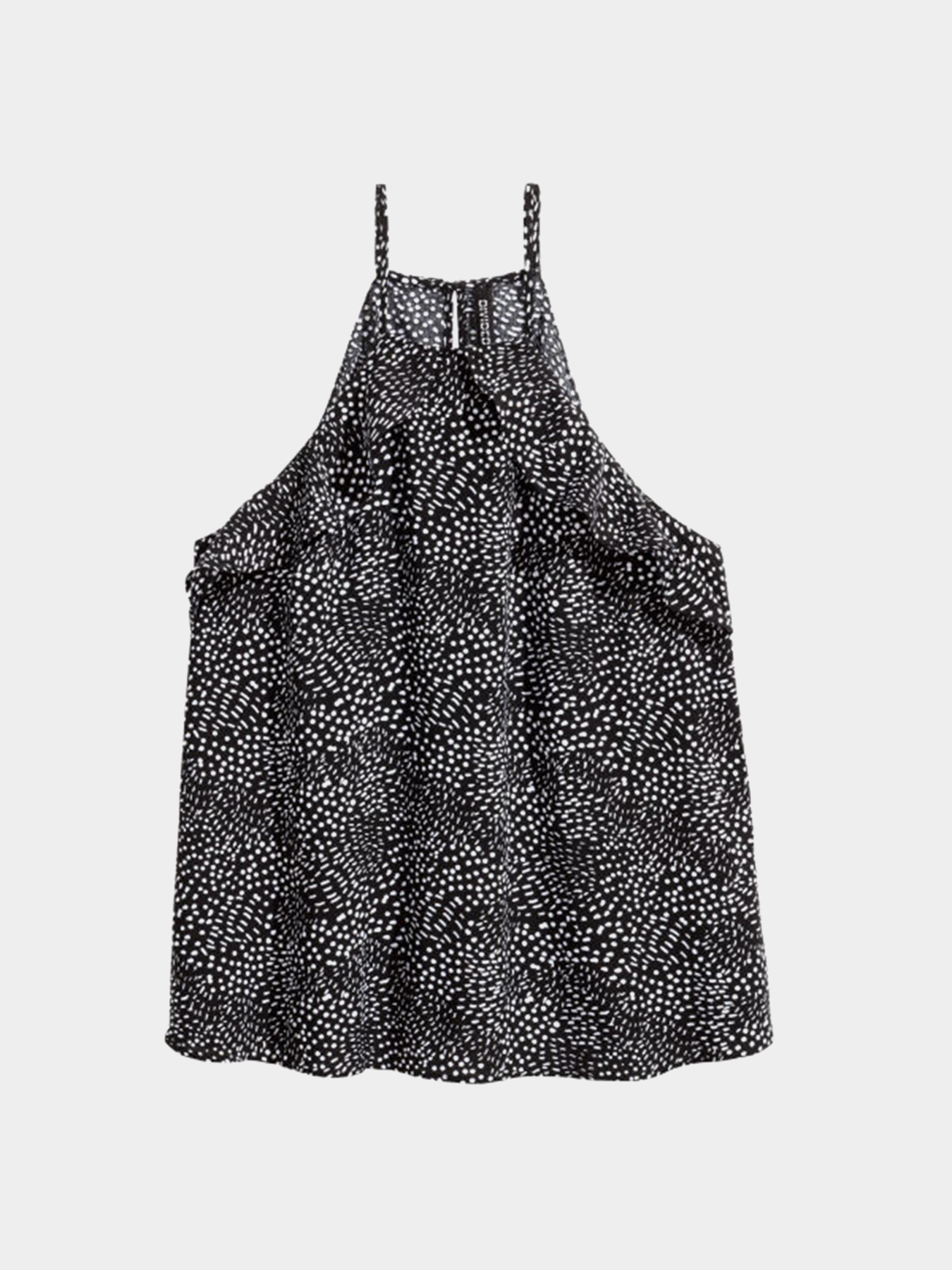 Майка H&M модель 4801065log_Черный Майка H&M модель 4801065log_Черный Фото