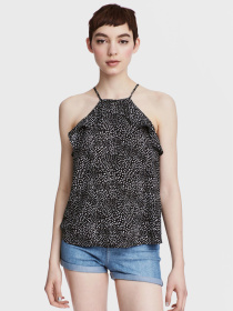 Майка H&M модель 4801065log_Черный Майка H&M модель 4801065log_Черный Фото