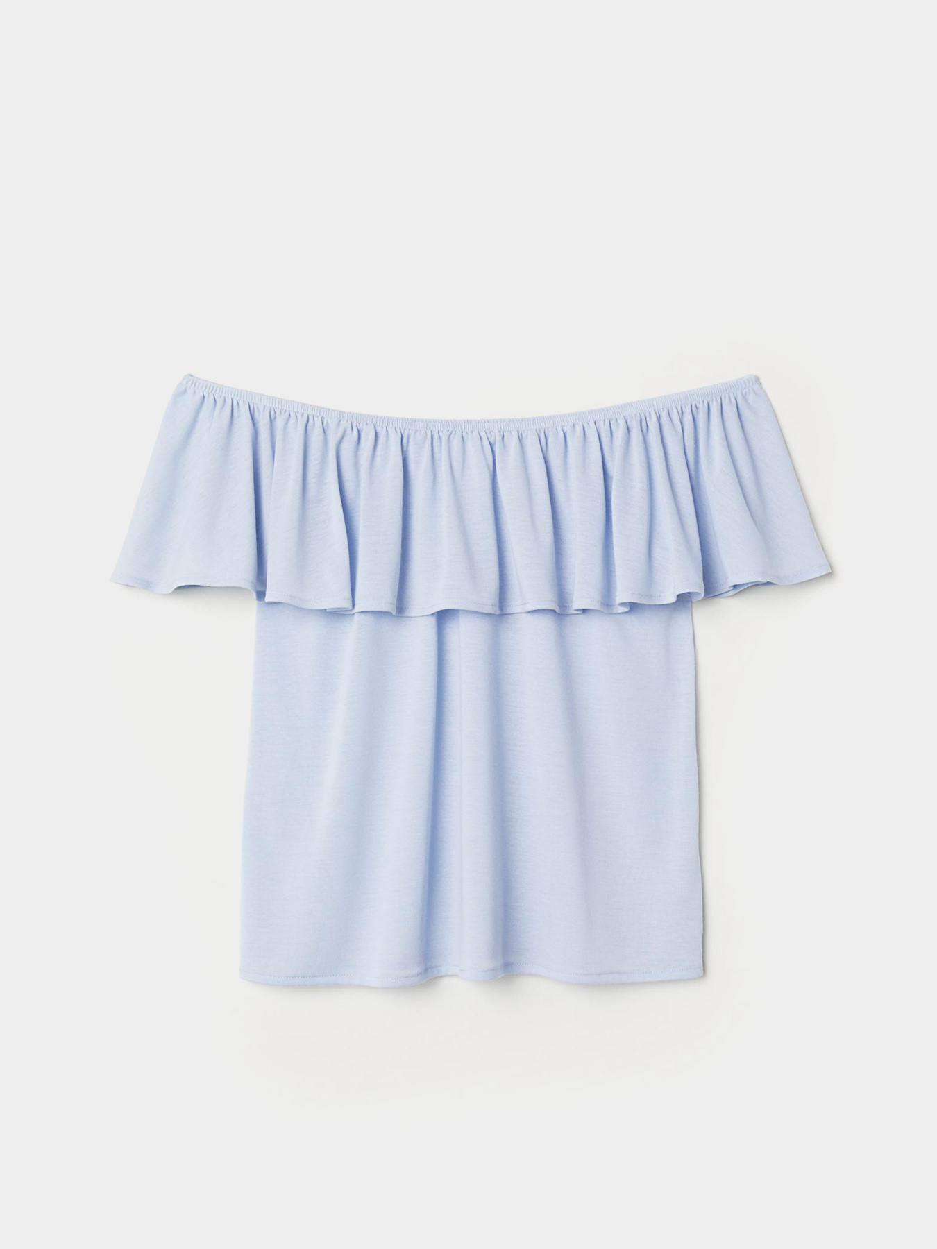 Топ H&M модель 6150478log_Голубой Фото