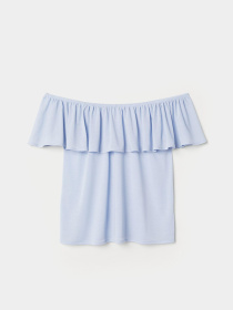 Топ H&M модель 6150478log_Голубой Фото