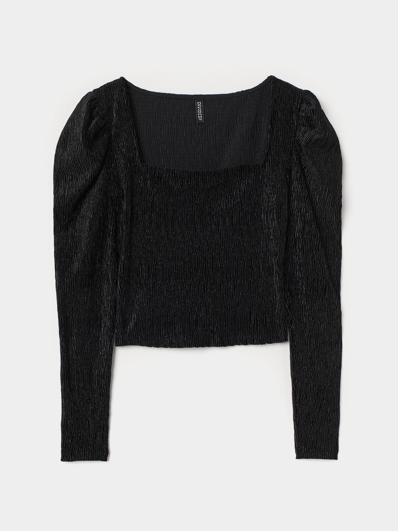 Блуза H&M модель 9079532bar_Черный Блуза H&M модель 9079532bar_Черный Фото