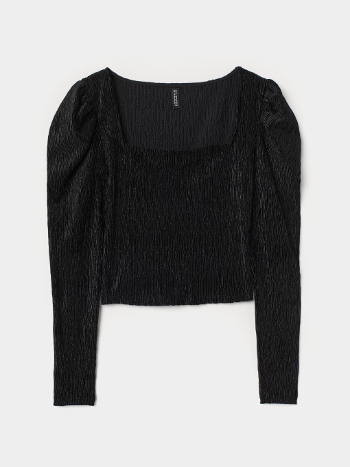 Блуза H&M модель 9079532bar_Черный Фото