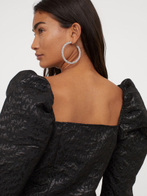 Блуза H&M модель 9272242bar_Черный Фото