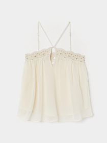 Топ H&M модель 7685039log_Молочный Фото