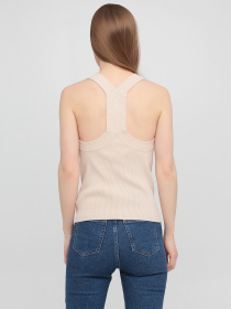 Майка H&M модель 8844971log_Светло-бежевый Фото