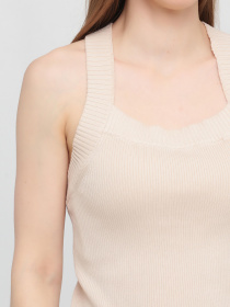 Майка H&M модель 8844971log_Светло-бежевый Фото