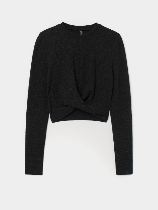 Топ H&M модель 9304782Bbar_Черный Фото