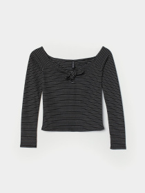 Топ H&M модель 6815618log_Черный Фото