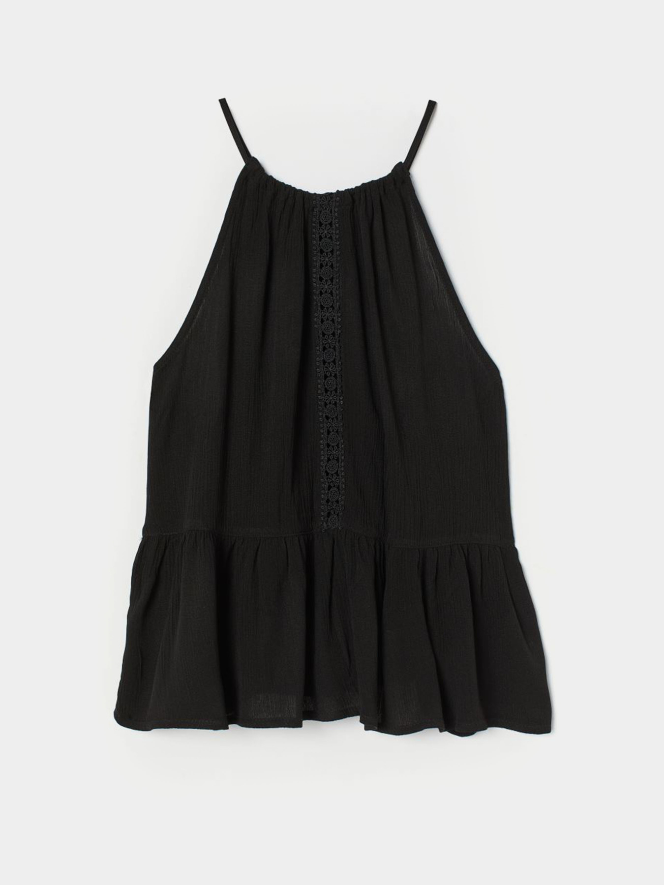 Майка H&M модель 8792822abr_Черный Майка H&M модель 8792822abr_Черный Фото