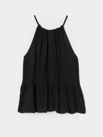 Майка H&M модель 8792822abr_Черный Майка H&M модель 8792822abr_Черный Фото