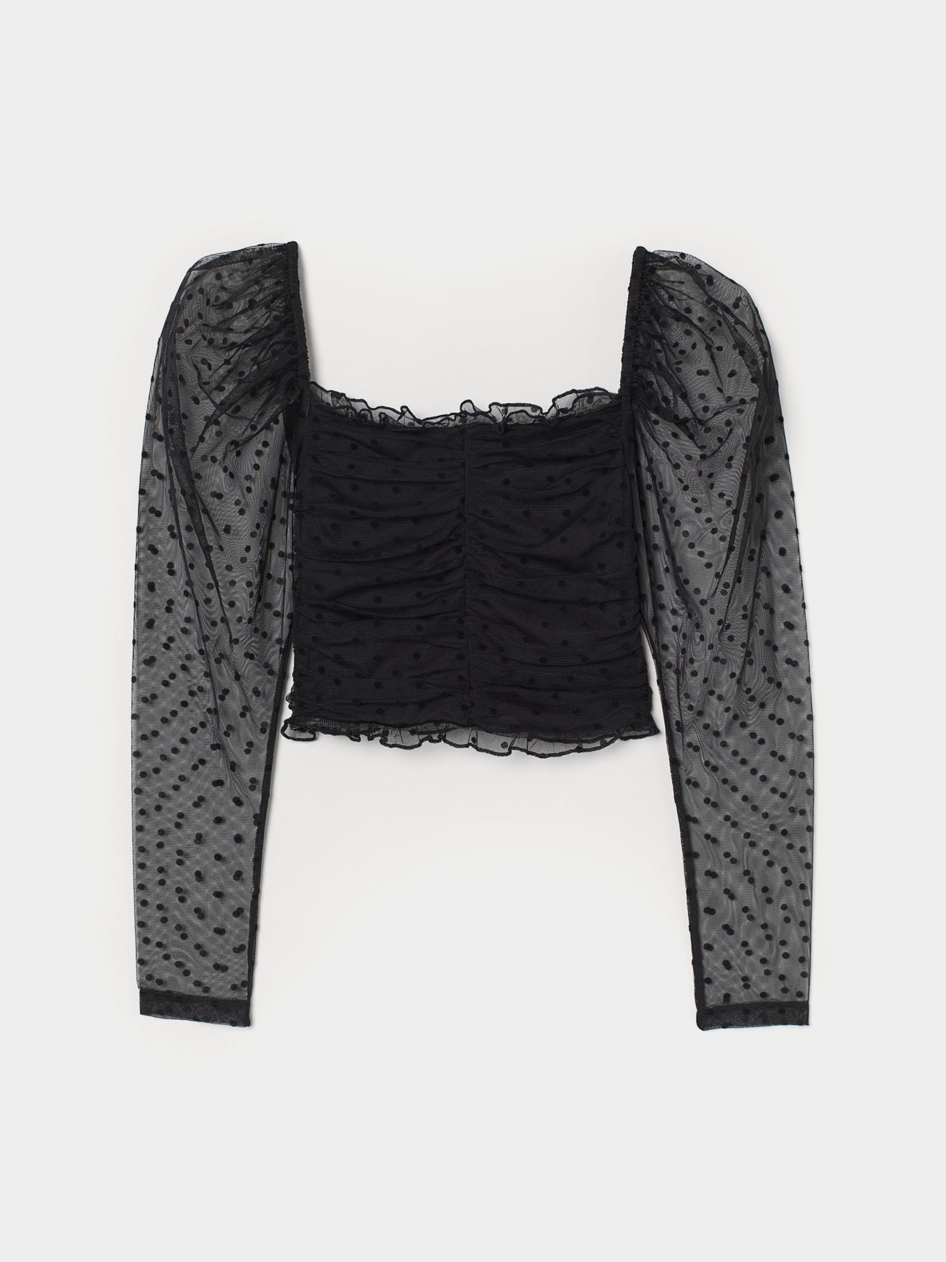 Топ H&M модель 8981092abr_Черный Фото