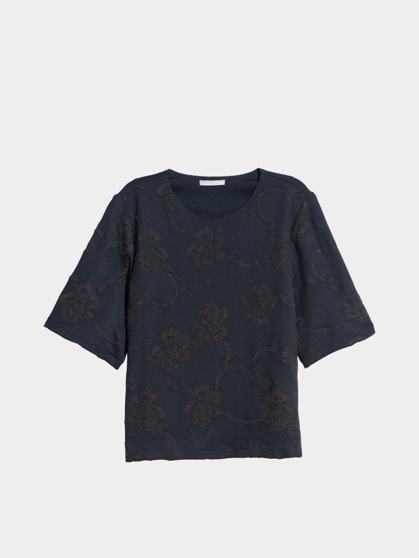 Блуза H&M модель 5236496dlog_Темно-синий Фото