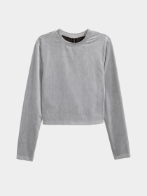 Топ H&M модель 5293865log_Серый Фото