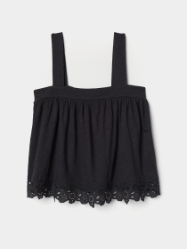 Топ H&M модель 6643908abr_Черный Топ H&M модель 6643908abr_Черный Фото