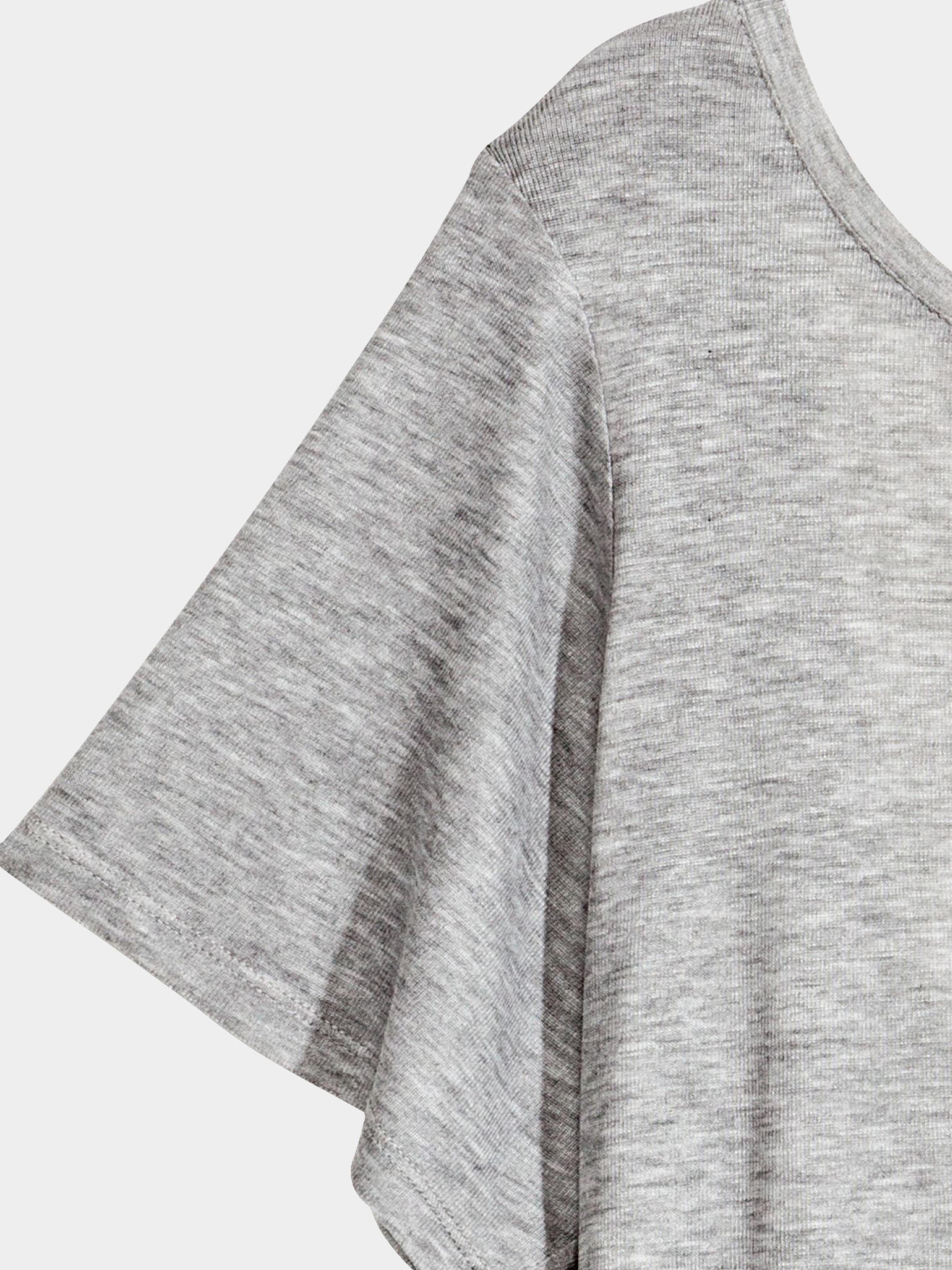 Футболка H&M модель 4454196dlog_Серый Футболка H&M модель 4454196dlog_Серый Фото