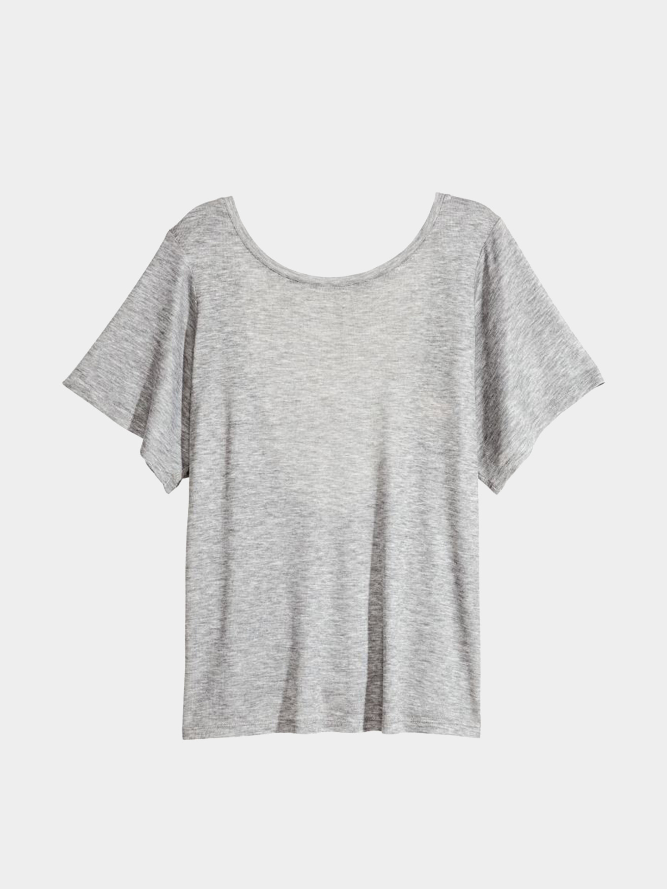 Футболка H&M модель 4454196dlog_Серый Футболка H&M модель 4454196dlog_Серый Фото