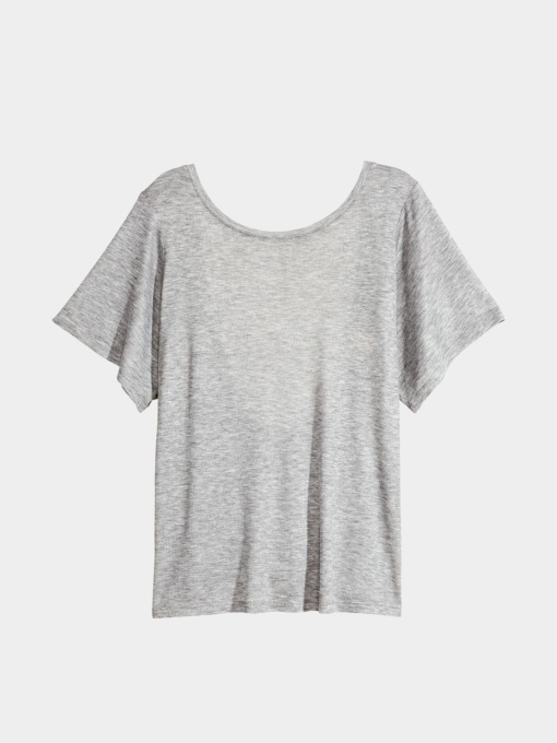 Футболка H&M модель 4454196dlog_Серый Фото