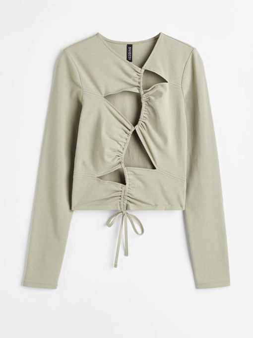 Топ H&M модель 1095615arl_Хаки светлый Фото