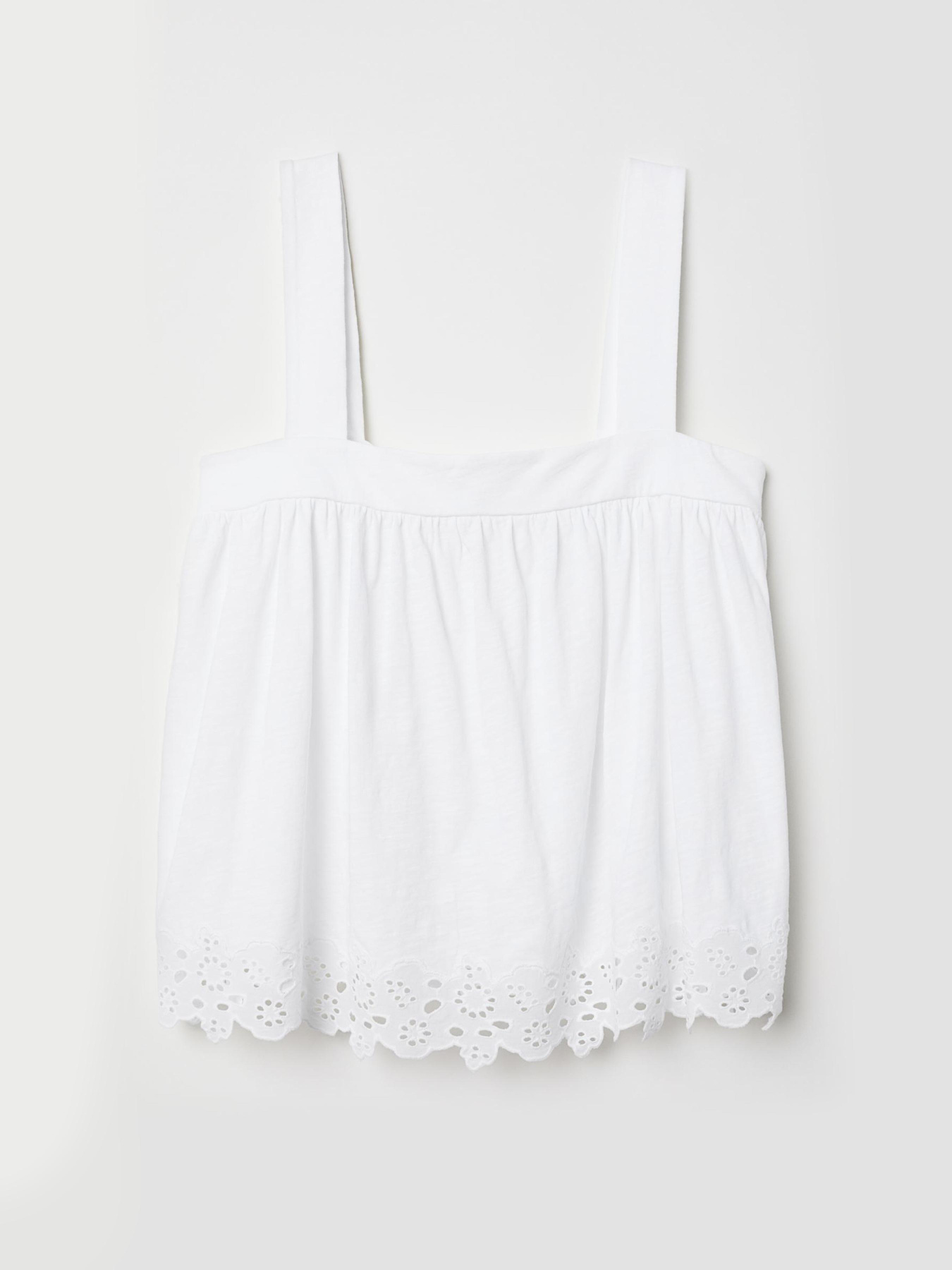 Топ H&M модель 6643908dlog_Белый Топ H&M модель 6643908dlog_Белый Фото