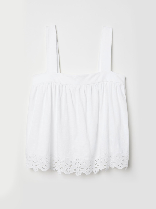 Топ H&M модель 6643908dlog_Белый Фото