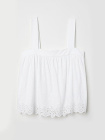 Топ H&M модель 6643908dlog_Белый Топ H&M модель 6643908dlog_Белый Фото