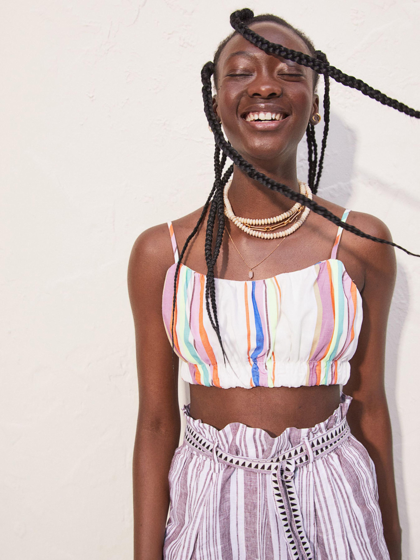 Топ H&M модель 9910073arl_Комбинированный Фото