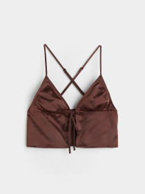 Топ H&M модель 1067139arl_Коричневый Топ H&M модель 1067139arl_Коричневый Фото