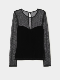 Блуза H&M модель 6634148dlog_Черный Фото