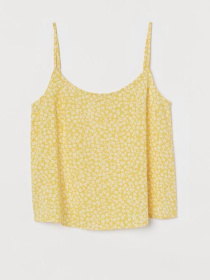 Майка H&M модель 7727920ral_Желто-белый Майка H&M модель 7727920ral_Желто-белый Фото